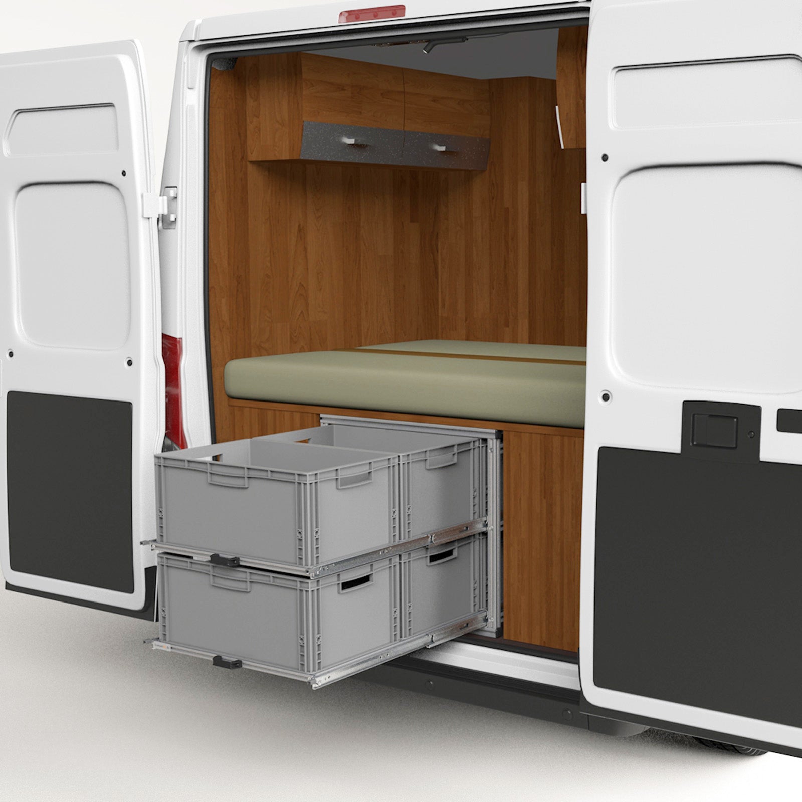 Heckauszug Camper Kastenwagen 2 Etagen 80x60 Euroboxstandard CamperXL