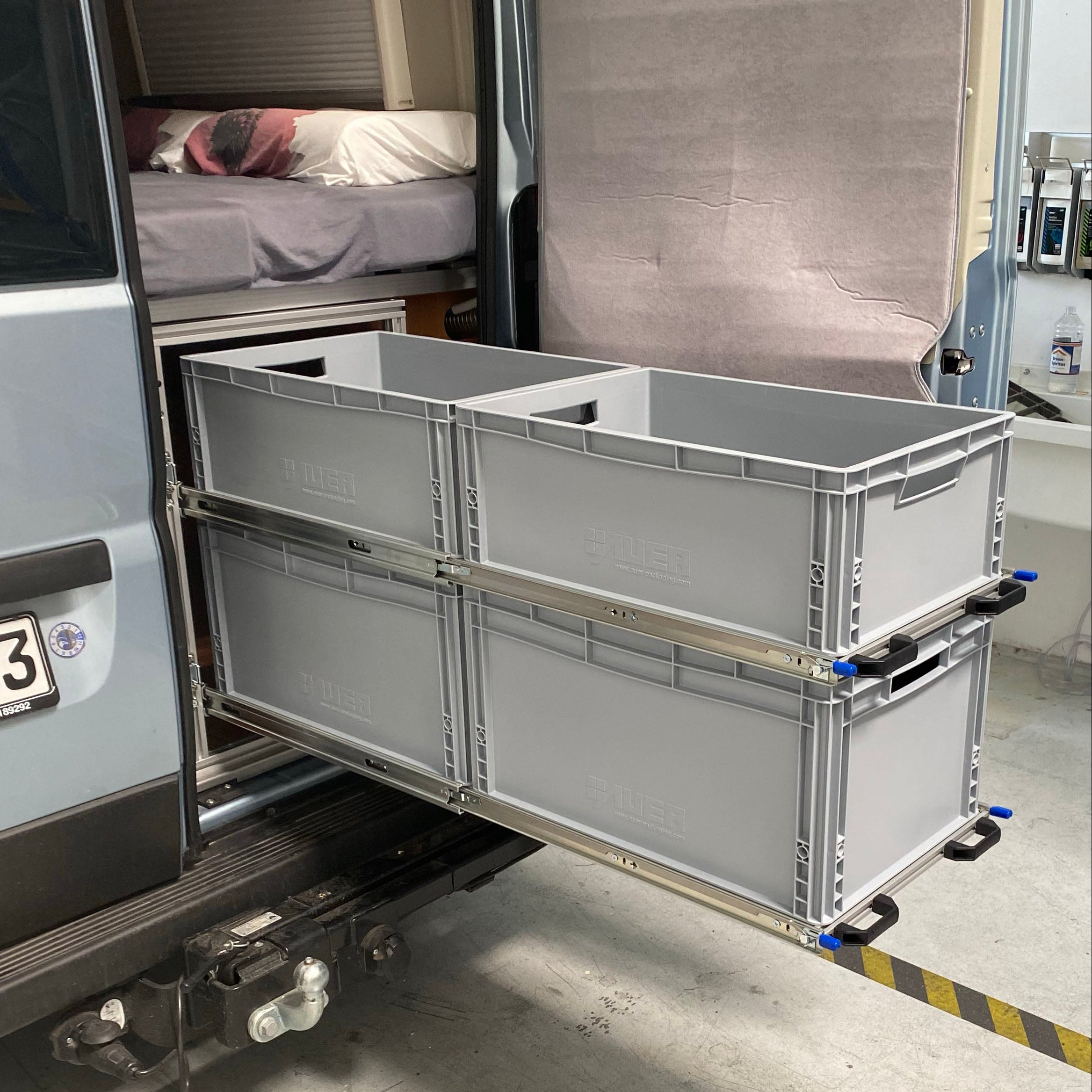 Heckauszug 2 Etagen Pössl 2WIN Plus - Stabile und sichere Konstruktion - Euroboxoptimiert