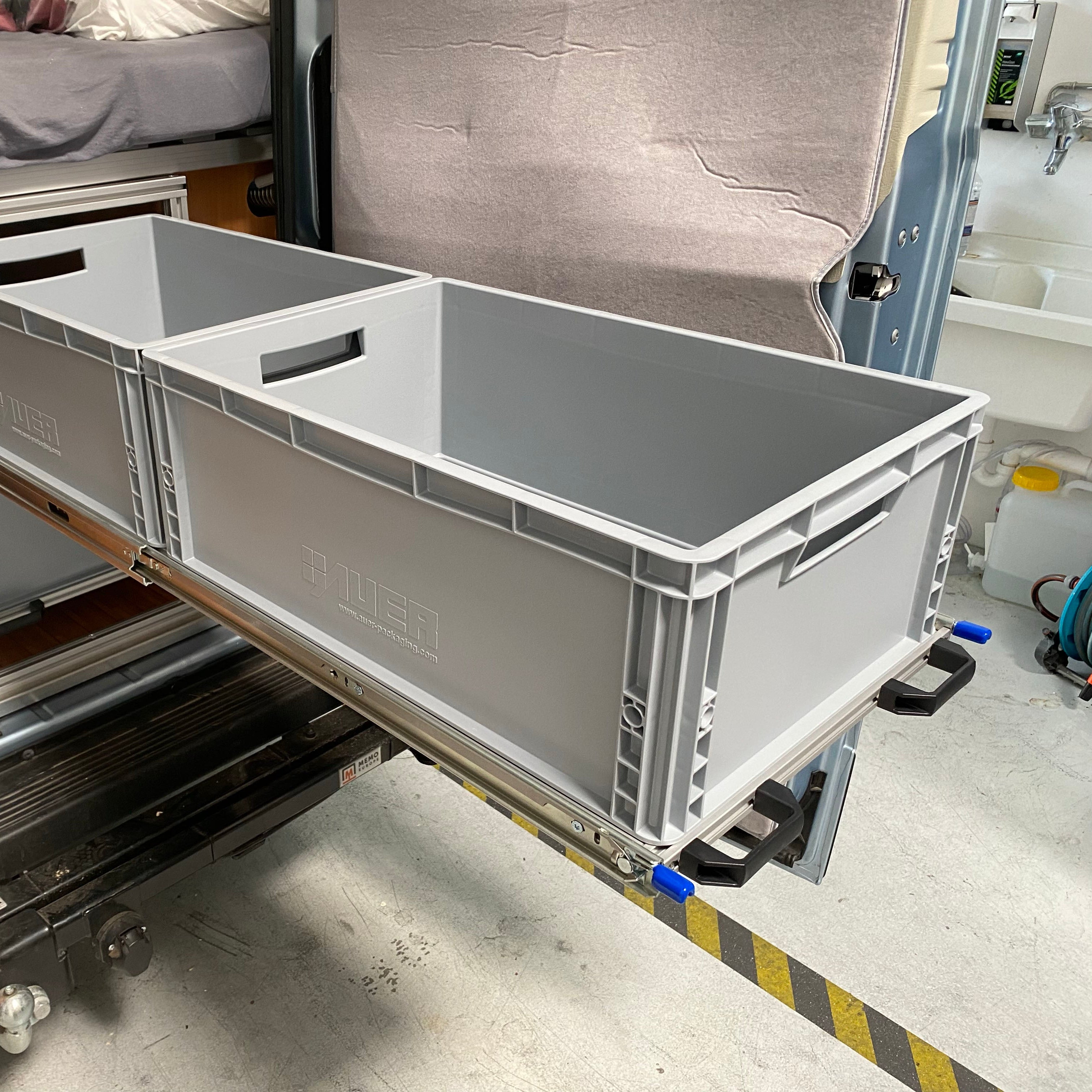 Heckauszug 2 Etagen Pössl 2WIN Plus - Stabile und sichere Konstruktion - Euroboxoptimiert