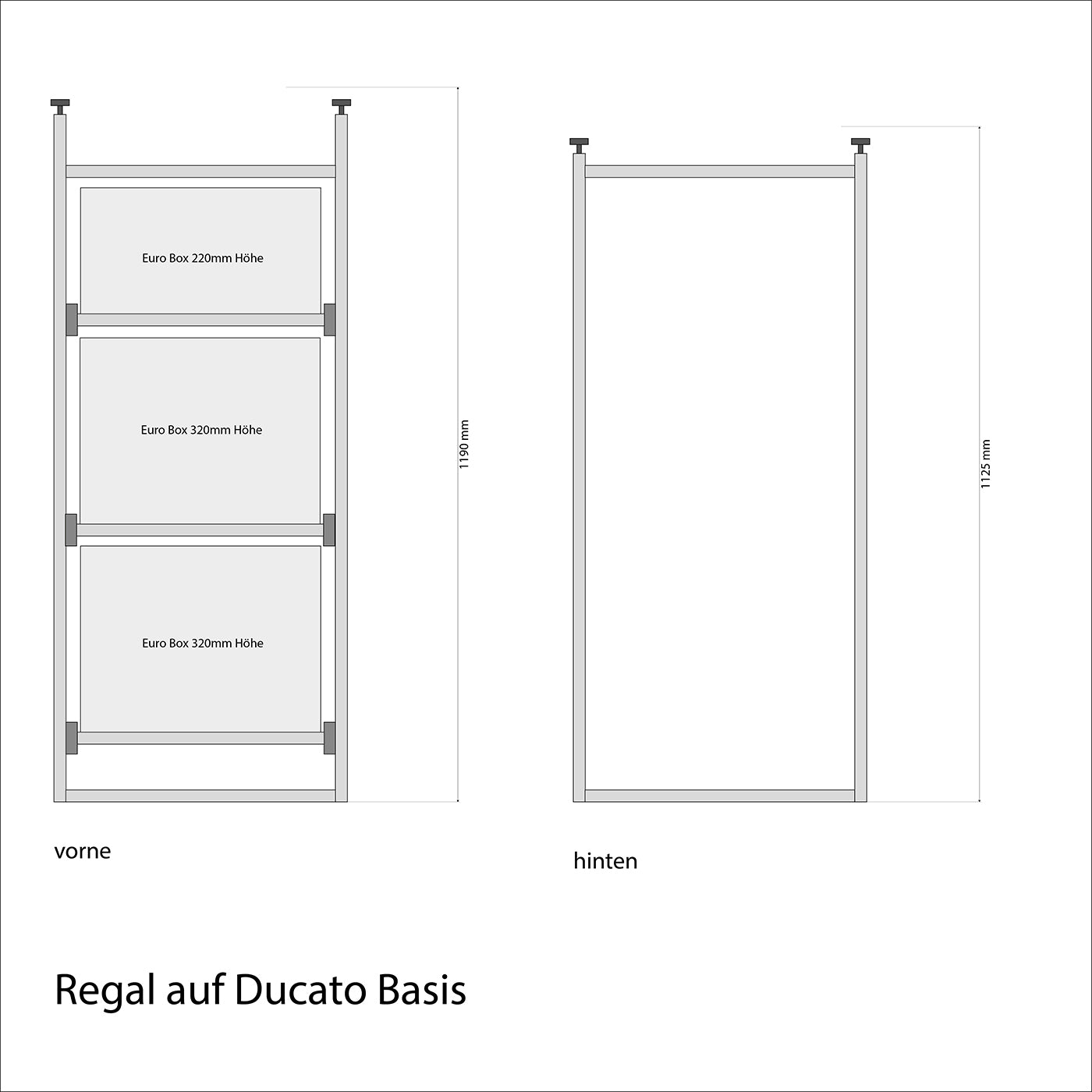 Weinsberg CaraCompact Edition Pepper Regał do kampera z wysuwanymi półkami