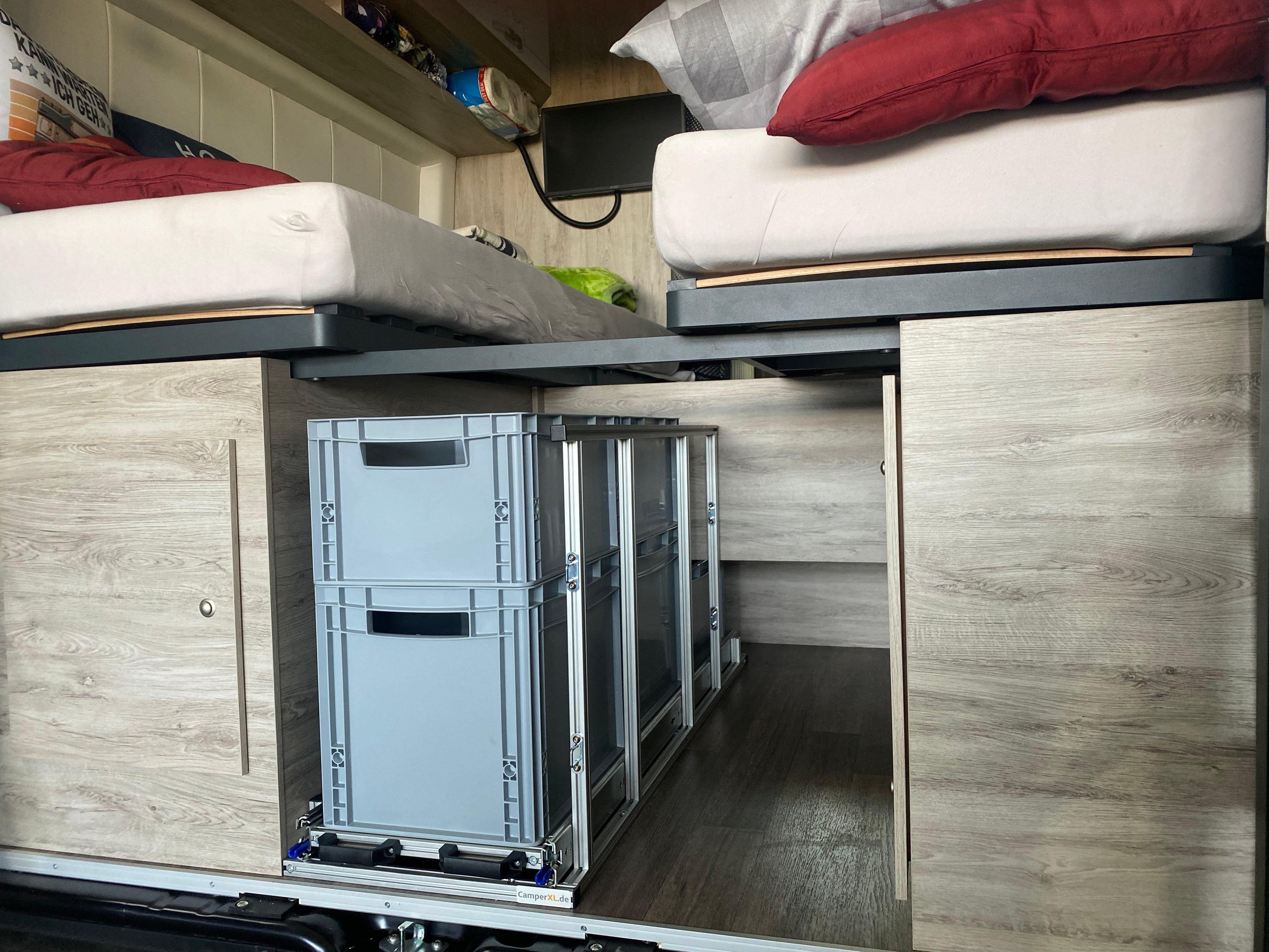 Tylny wysuw Camper Kastenwagen Standard 800mm x 600mm