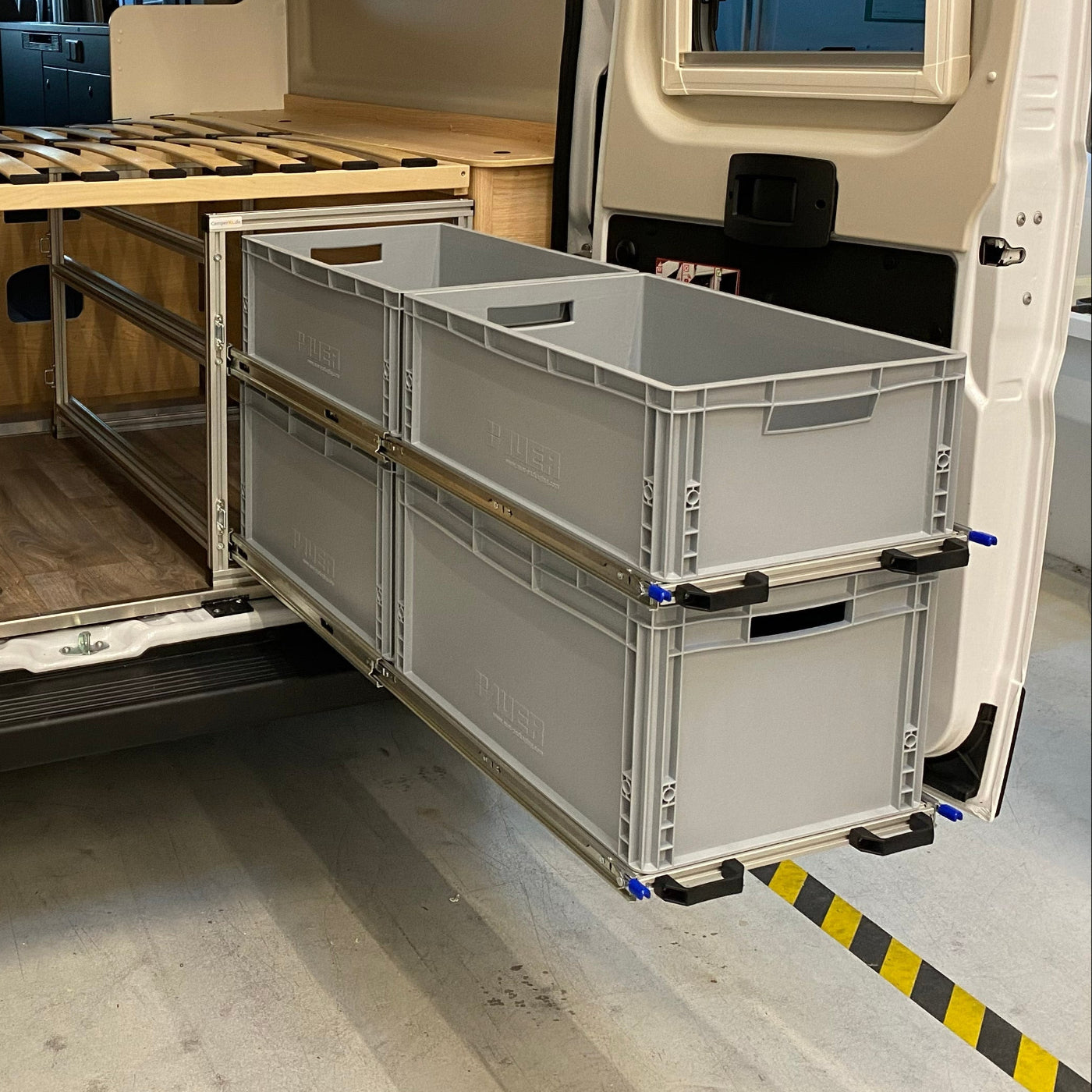 Heckauszug Sunlight Cliff 600 vollständig ausgezogen